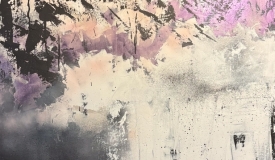 Veil of Quiet Ash, 36x48